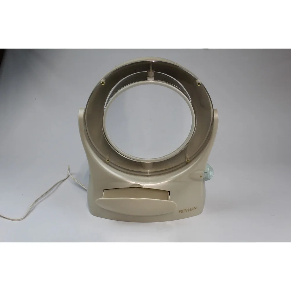 Vtg REVLON Perfect Look Halo-Light Make-Up 2 Side Mirror Electric #RV-961 Tested